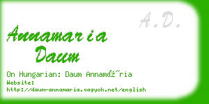 annamaria daum business card